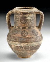 GREEK CYPRIOT POTTERY AMPHORA