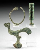 GREEK GEOMETRIC BRONZE IMPLEME