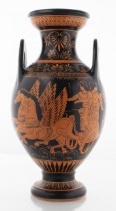 GREEK HAND-PAINTED POTTERY KRA
