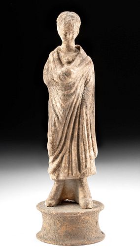 GREEK HELLENISTIC TERRACOTTA FIGURE