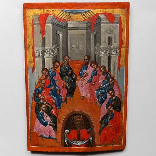 GREEK ICON DEPICTING THE