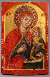 GREEK ICON MOTHER &AMP; CHILD