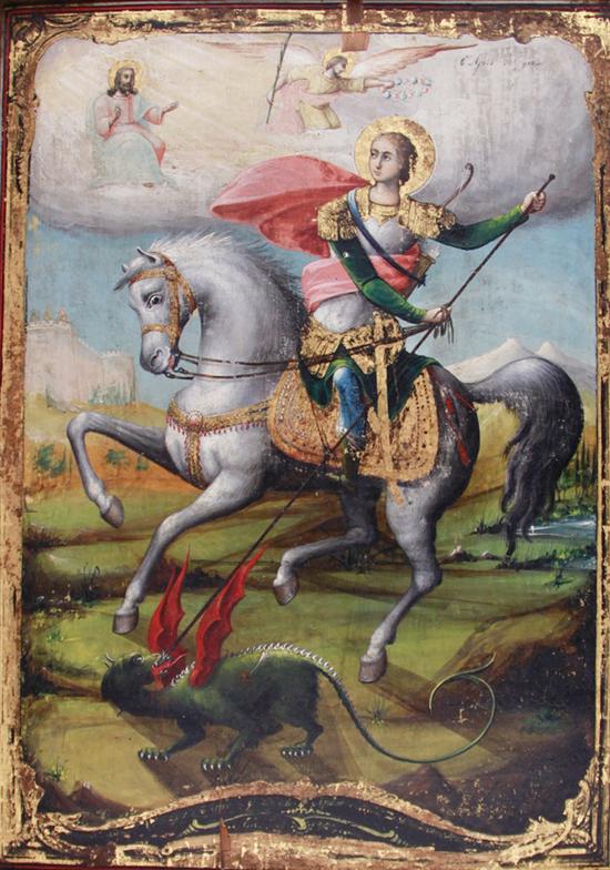 Greek icon of Saint George