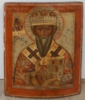 GREEK ICON OF ST. NICHOLAS, 17