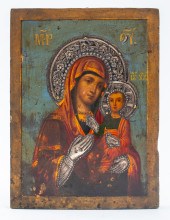 GREEK ICON OF THE THEOTOKOS HO