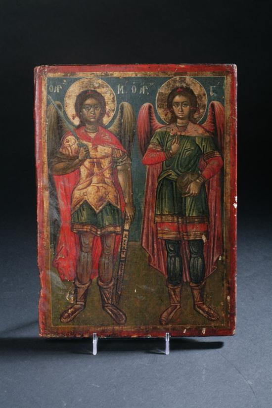 GREEK ICON ST. GABRIEL AND ST.