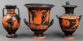 GREEK KRATER AMPHORA AND LEKYT