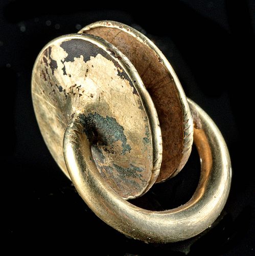 GREEK LYDIAN 15K+ GOLD HAIR CLIP,
