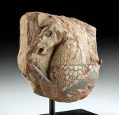 GREEK LYDIAN TERRACOTTA PANEL