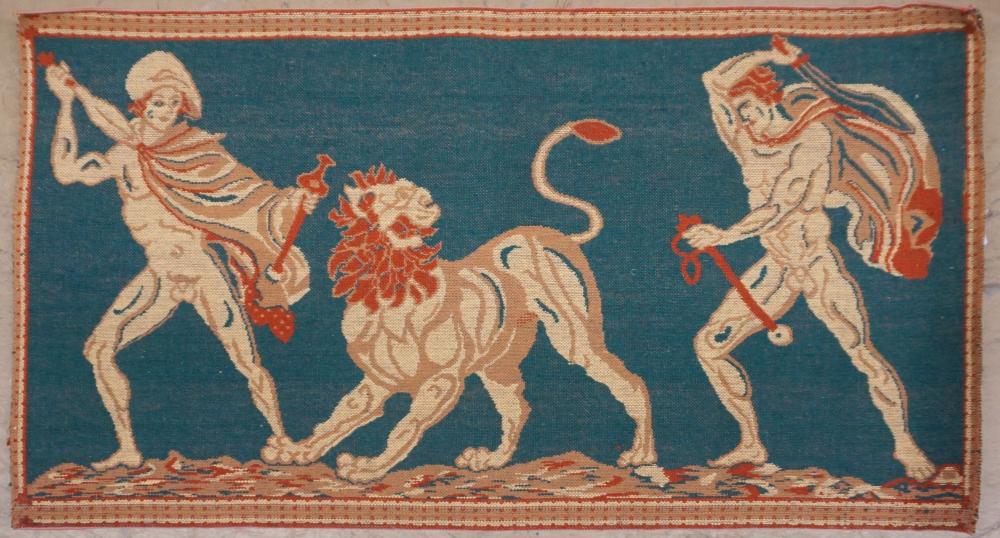 GREEK MACHINE MADE TAPESTRY, 2 FT 4