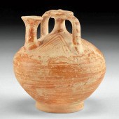 GREEK MYCENAEAN POTTERY ASKOS,