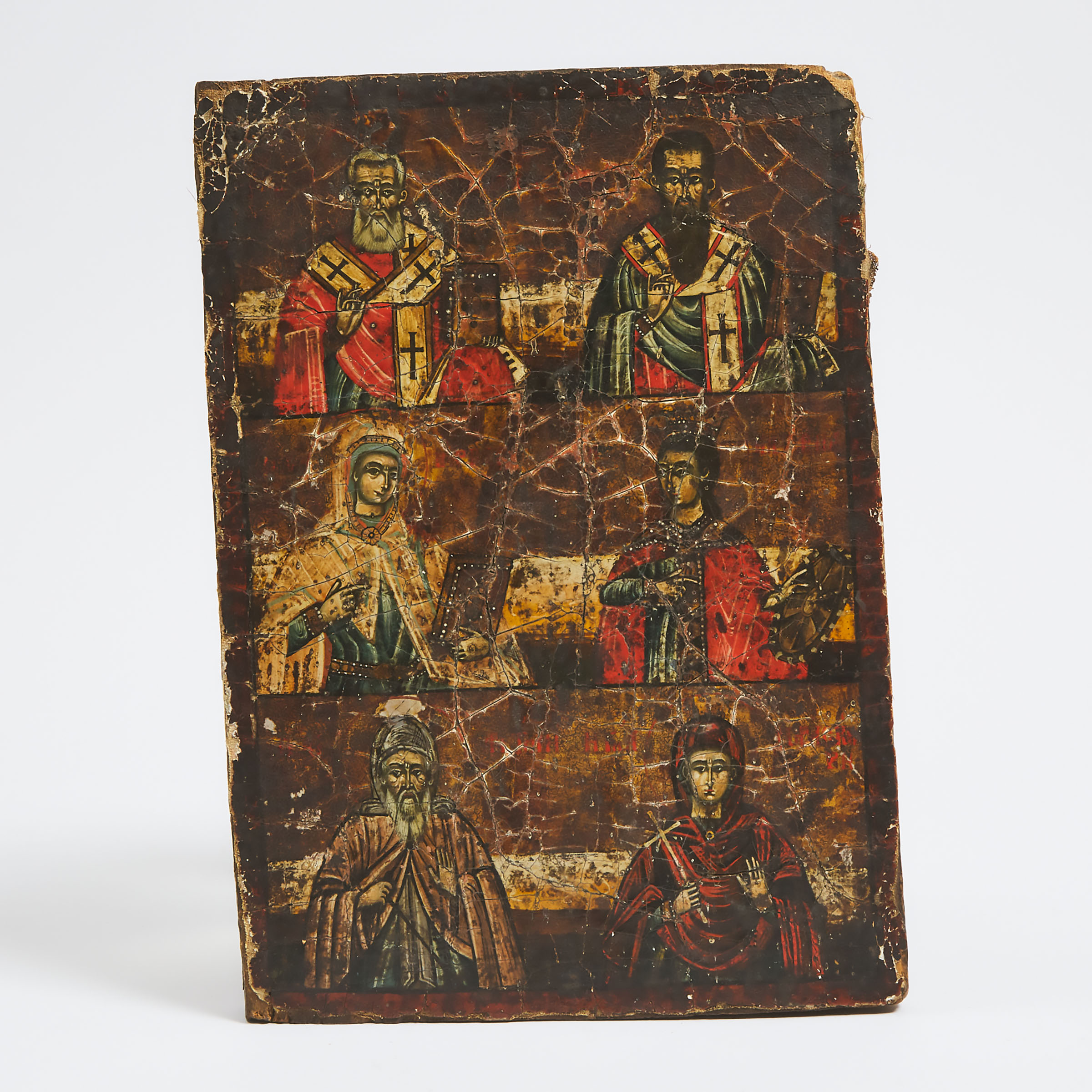 Greek Orthodox Icon of Saints