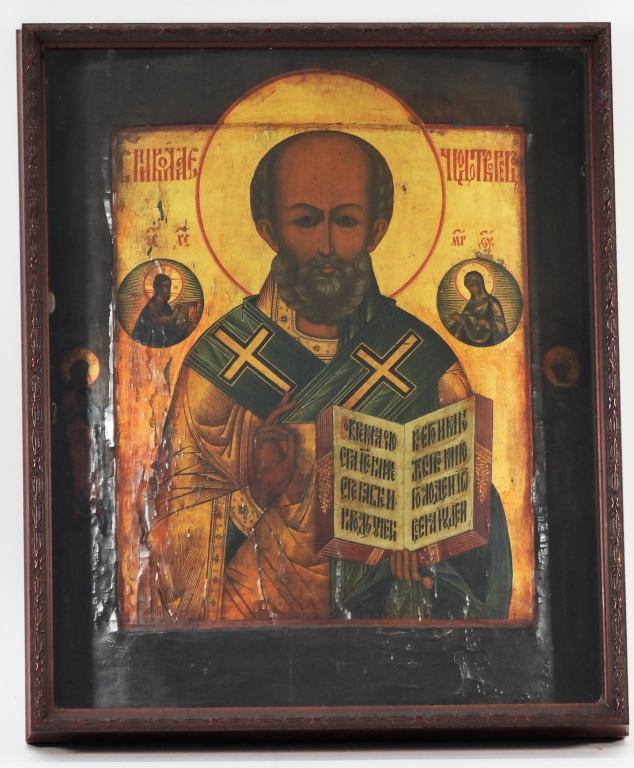 GREEK ORTHODOX ST. JOHN PAINTED