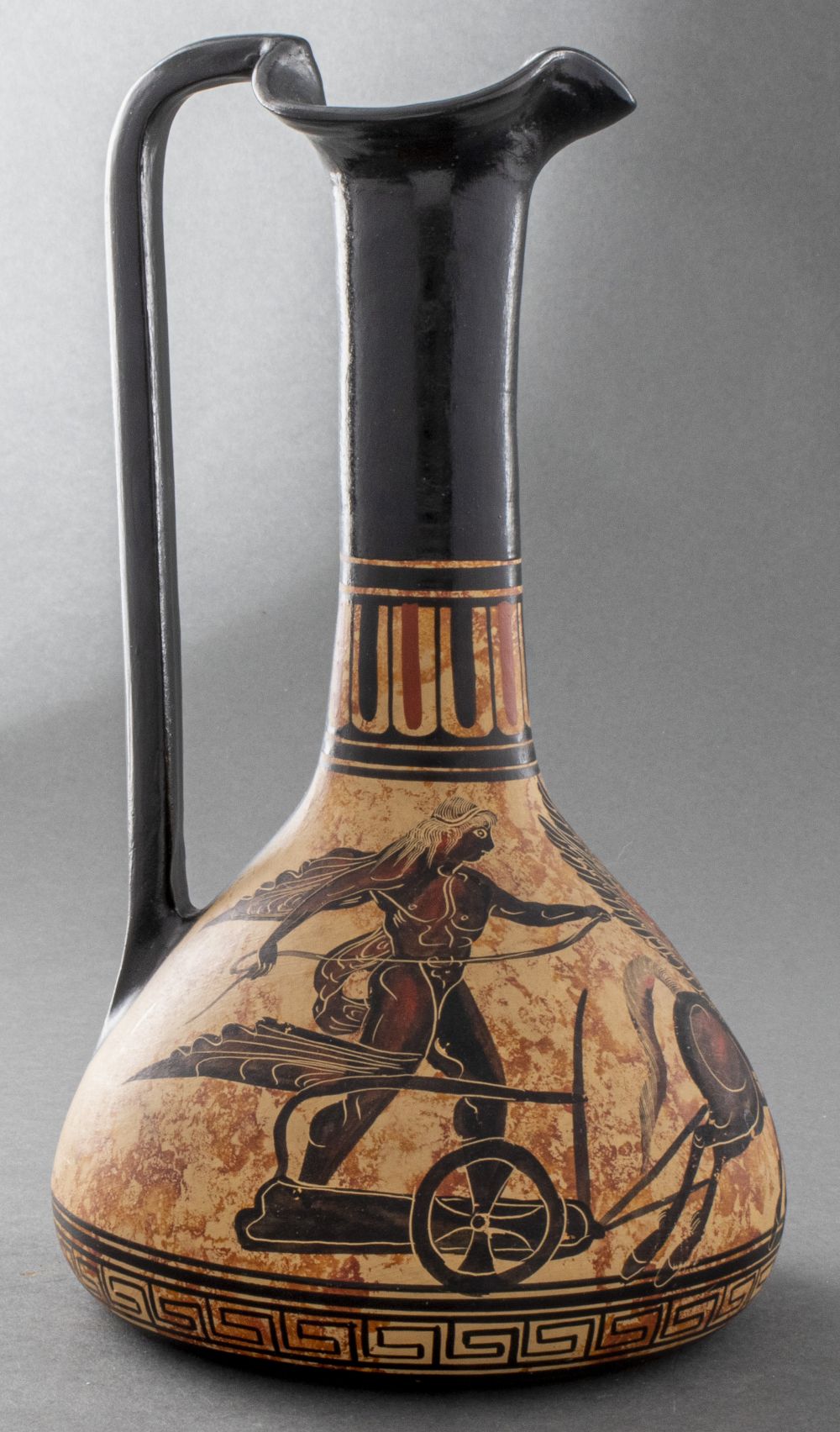 GREEK POTTERY OENOCHOE WINE