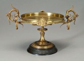 Greek Revival bronze tazza, cl