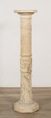 GREEK REVIVAL STYLE MARBLE PED