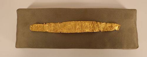 GREEK SHEET GOLD REPOUSSE DIADEM,