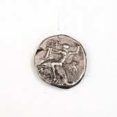 GREEK SILVER DIDRACHM LYSIMACH
