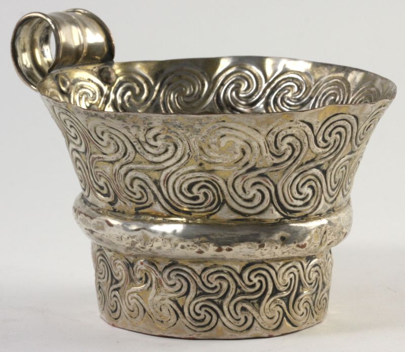 Greek Silverplate Cupcylindrical
