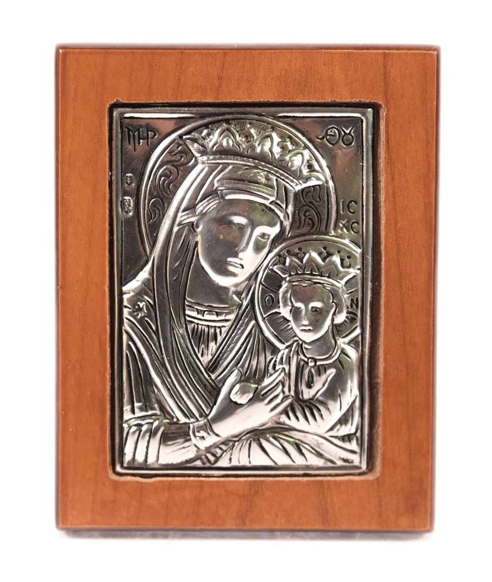 GREEK STERLING SILVER CLAD ICON