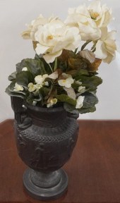 GREEK STYLE BROWN PAINTED COMP