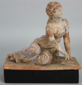GREEK TANAGRA STYLE POLYCHROME