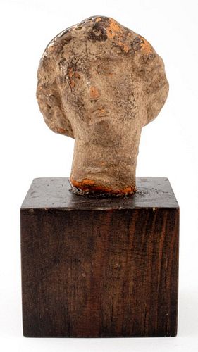 GREEK TANAGRA TERRACOTTA BUST