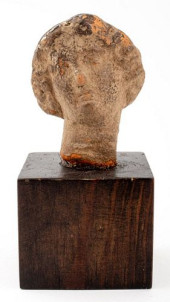 GREEK TANAGRA TERRACOTTA BUST