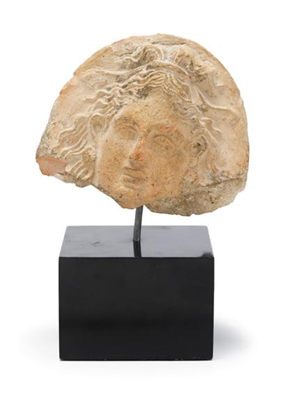 Greek terracotta volute   