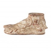 GREEK VOTIVE TERRACOTTA SANDAL