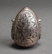 GREEK WEIGHTED FINE SILVER EAS