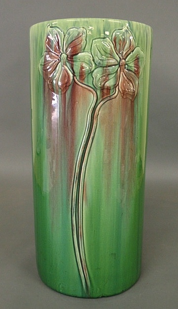 Green Art Nouveau ceramic