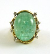 GREEN BERYL, DIAMOND AND EIGHT