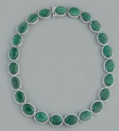 GREEN BERYL, WHITE SAPPHIRE AN