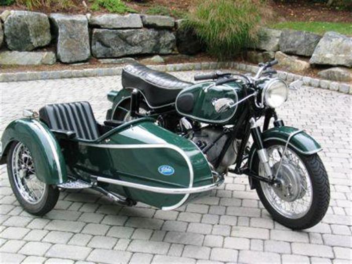 Green BMW 1960-R50. engine size 494