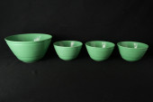 GREEN BOSCO WARE - 4 BOWLS NES
