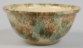 Green & Brown Splatterware Bow