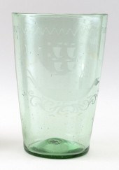 GREEN BUBBLE FLIP-TYPE GLASS 1
