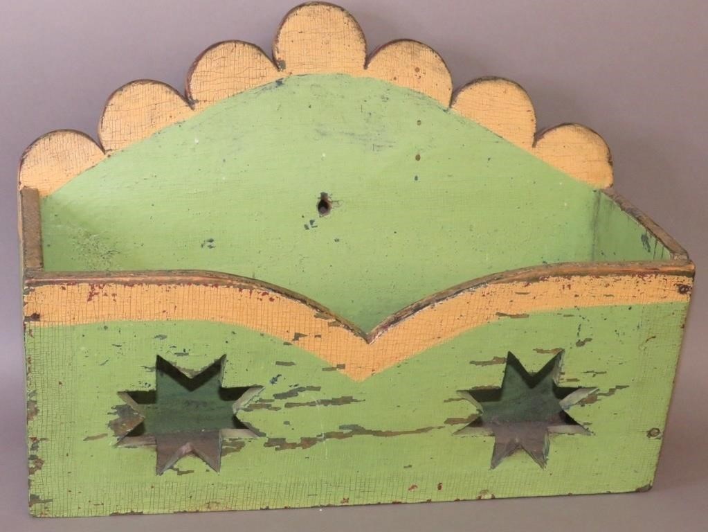 GREEN & CREAM PAINTED WALL