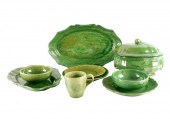 GREEN-GLAZED FAIENCE DE BIOT S
