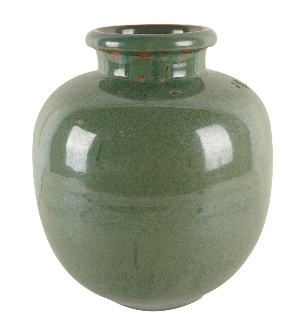 GREEN-GLAZED POTTERY