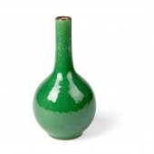 GREEN-GLAZED VASE
QING DYNASTY
