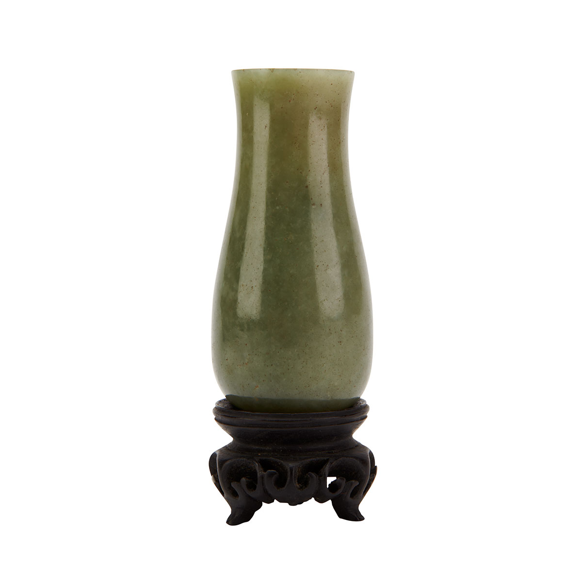 Green Jade Vase 19th Century  