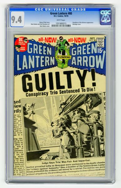 Green Lantern #80 CGC 9.4 D.C.