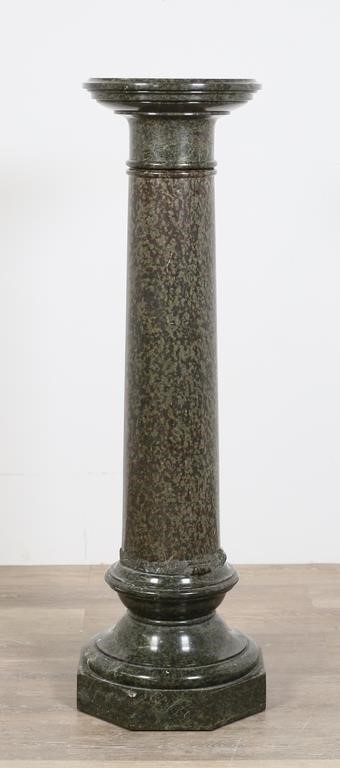 GREEN MARBLE COLUMNAR FORM 