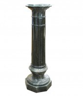 GREEN MARBLE PEDESTALGreen Mar