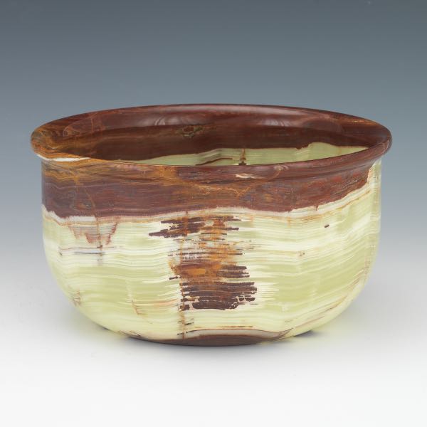 GREEN ONYX BOWL 4 ?" x 8 ?" Natural