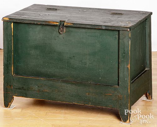 GREEN PAINTED PINE AND POPLAR