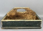 GREEN PAINTED SOFTWOOD TOOL/UT