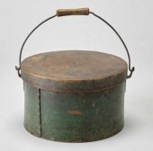 GREEN PANTRY BOXA large 19th c